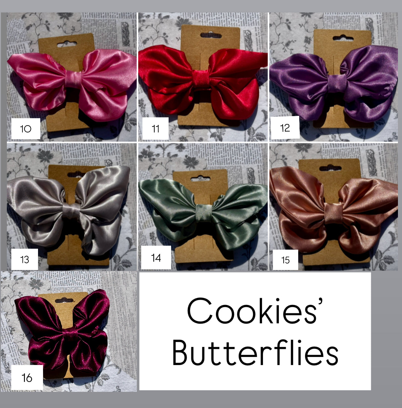 Cookies’ Butterfly Bows